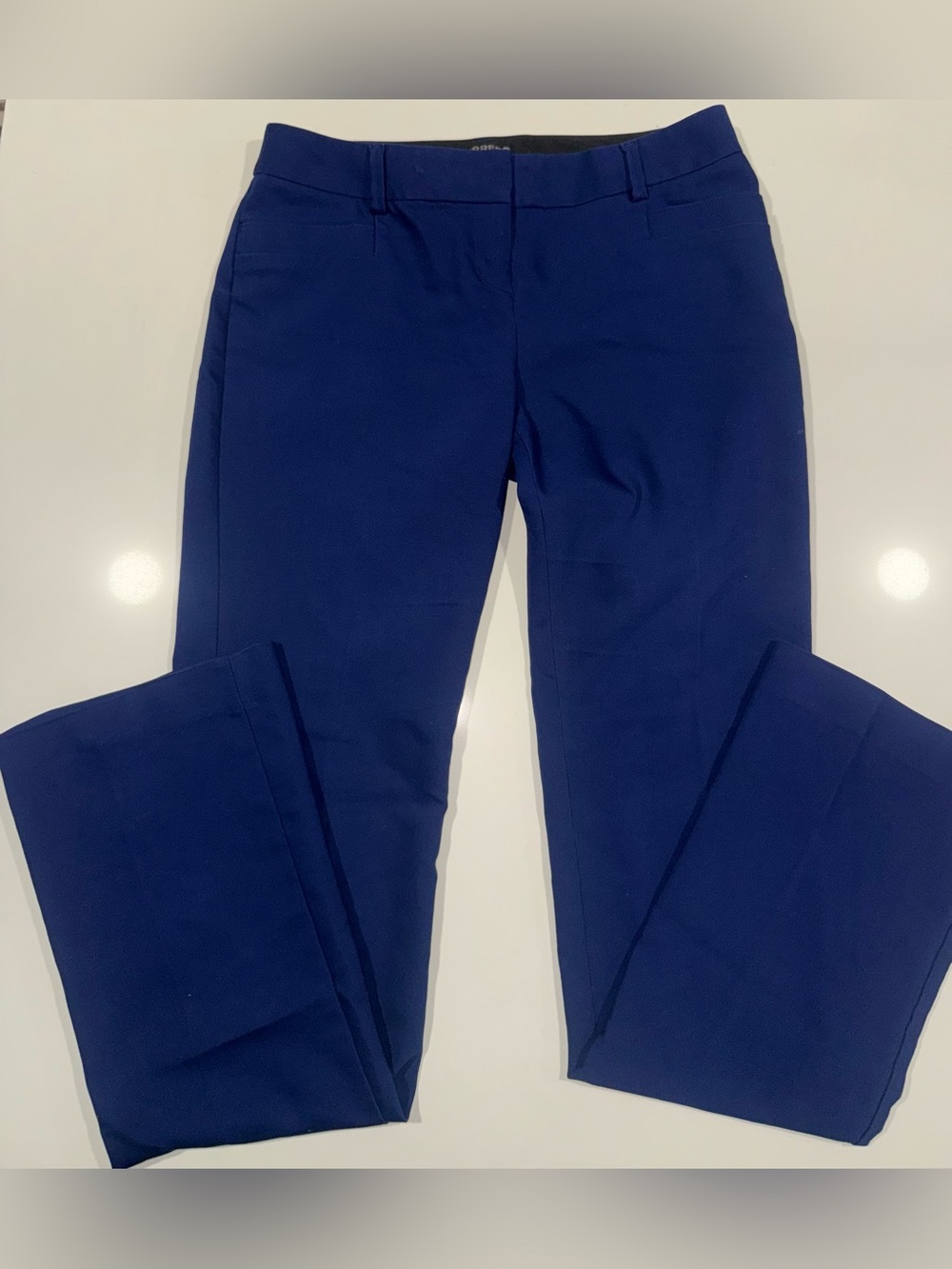 Express Women's Royal Blue Straight-Leg Dress Pants